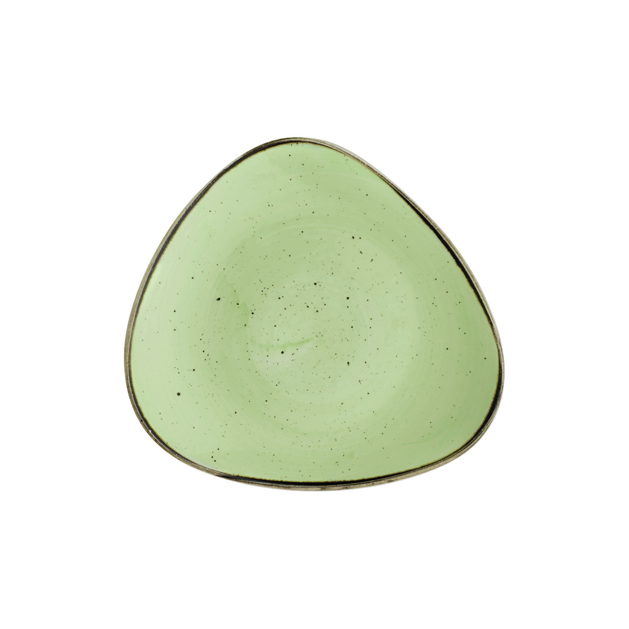 Stonecast, Teller flach dreieckig ø 229 mm Sage Green
